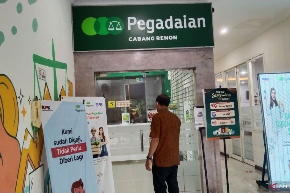 Pegadaian Medan: Jumlah nasabah  tabungan emas mencapai 205 ribu orang