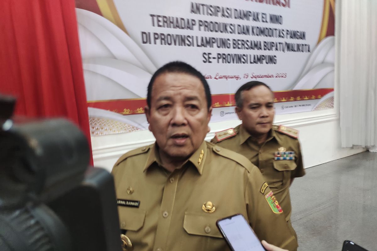 Gubernur Lampung: Penyaluran air lahan pertanian akan dijadwalkan per daerah