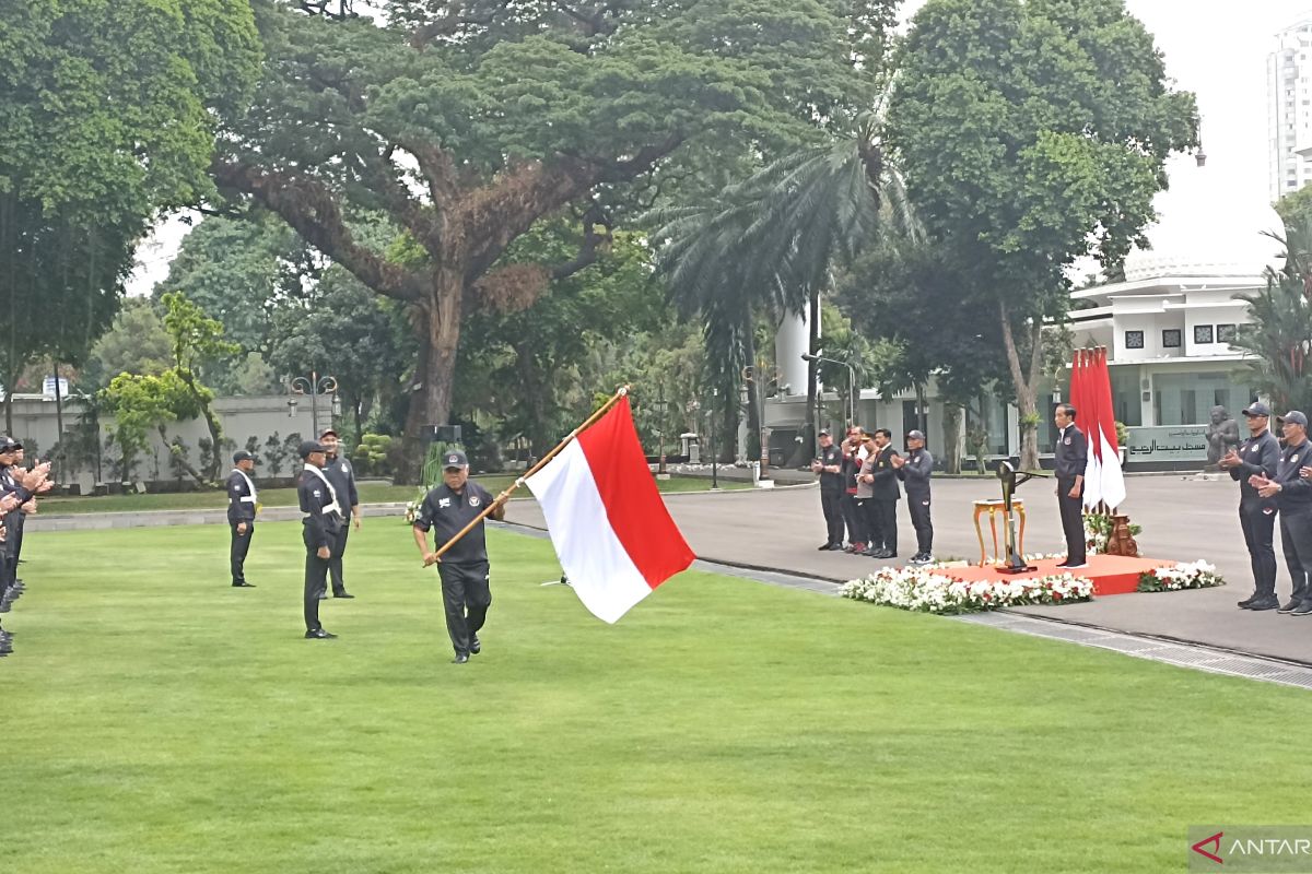 Presiden Jokowi lepas Kontingen Indonesia ke Asian Games Hangzhou
