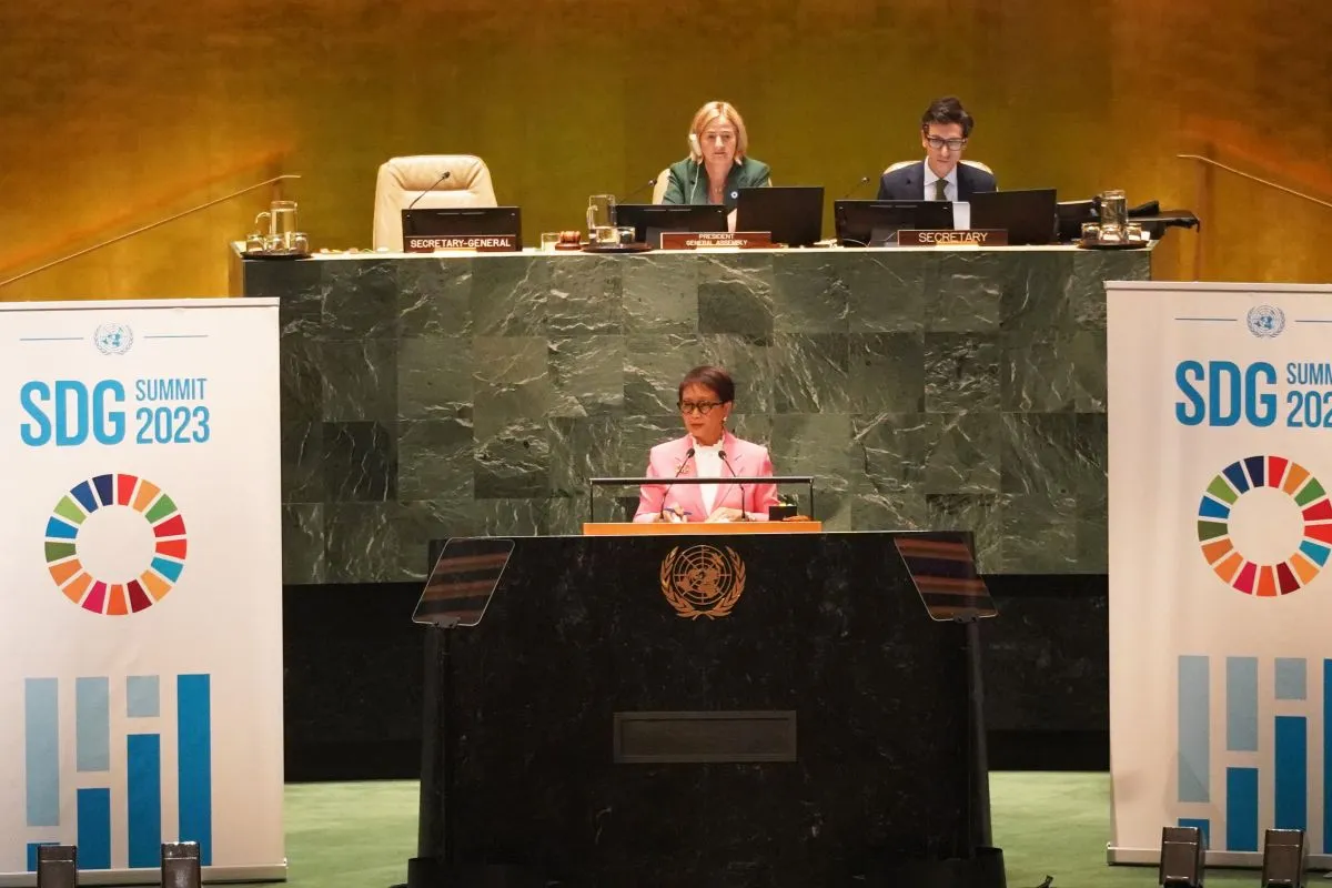 وزيرة الخارجية ريتنو تعلن التزام الآسيان بتحقيق أهداف التنمية المستدامة
