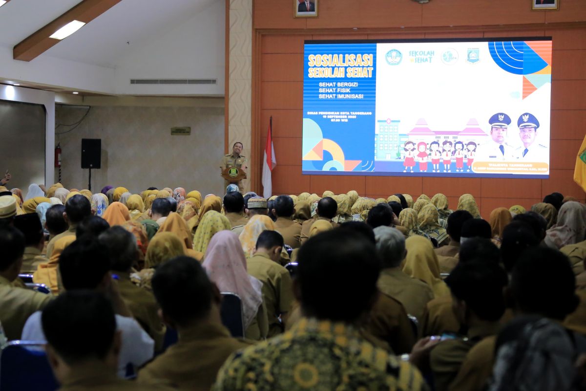 Wali Kota Tangerang minta sekolah sehat bukan sekedar seremonial