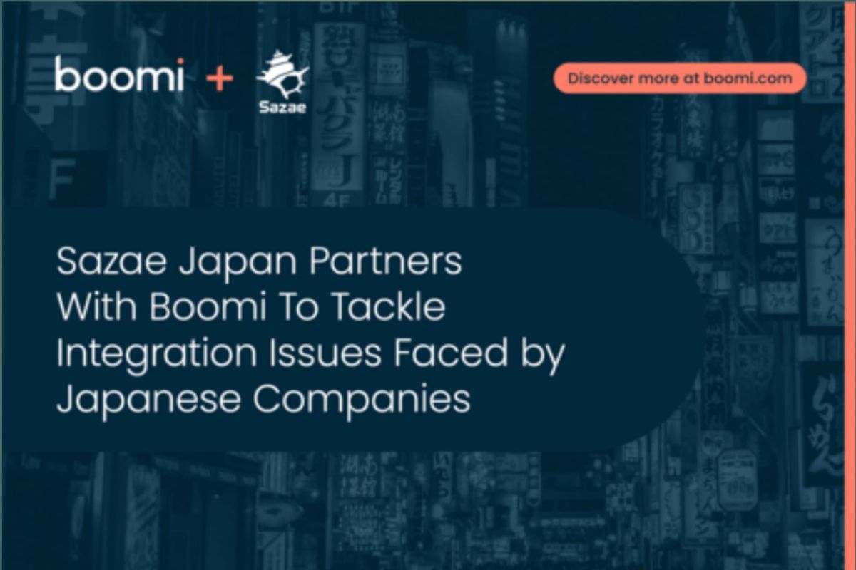 Sazae Japan Partners With Boomi to Tackle Integration Issues Faced by Japanese Companies