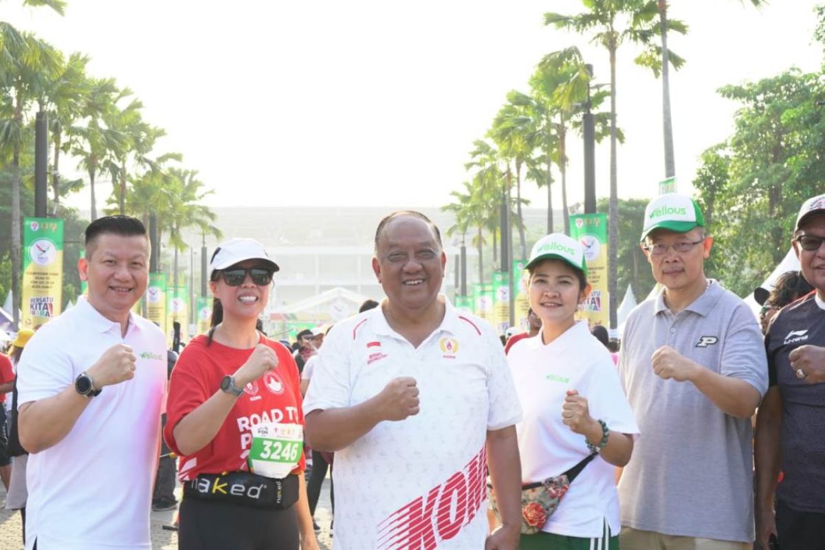 Sambut PON 2024, Wellous Indonesia dukung Fun Run KONI