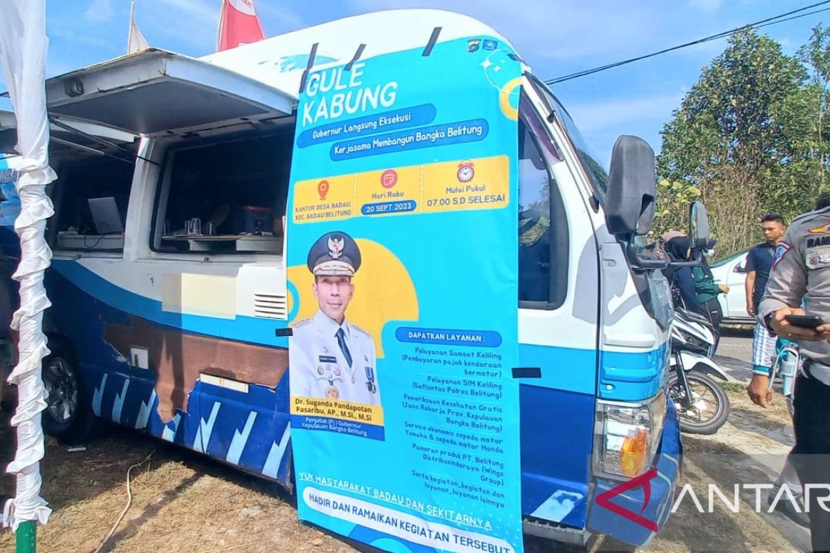 Bakeuda Babel hadirkan Samsat Setempoh dan Samsat keliling di giat Gule Kabung