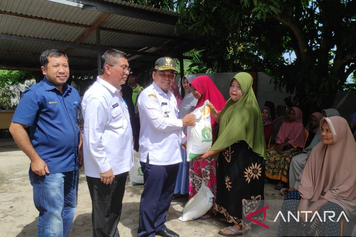 Ribuan masyarakat Aceh Jaya terima beras gratis dari BAPANAS