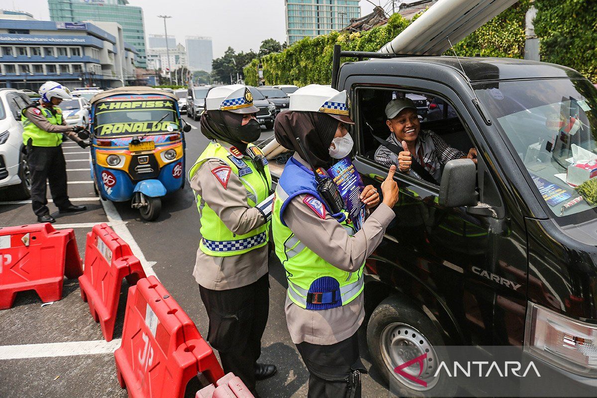 Polda Metro Jaya tilang 341 pelanggar selama dua hari Operasi Zebra