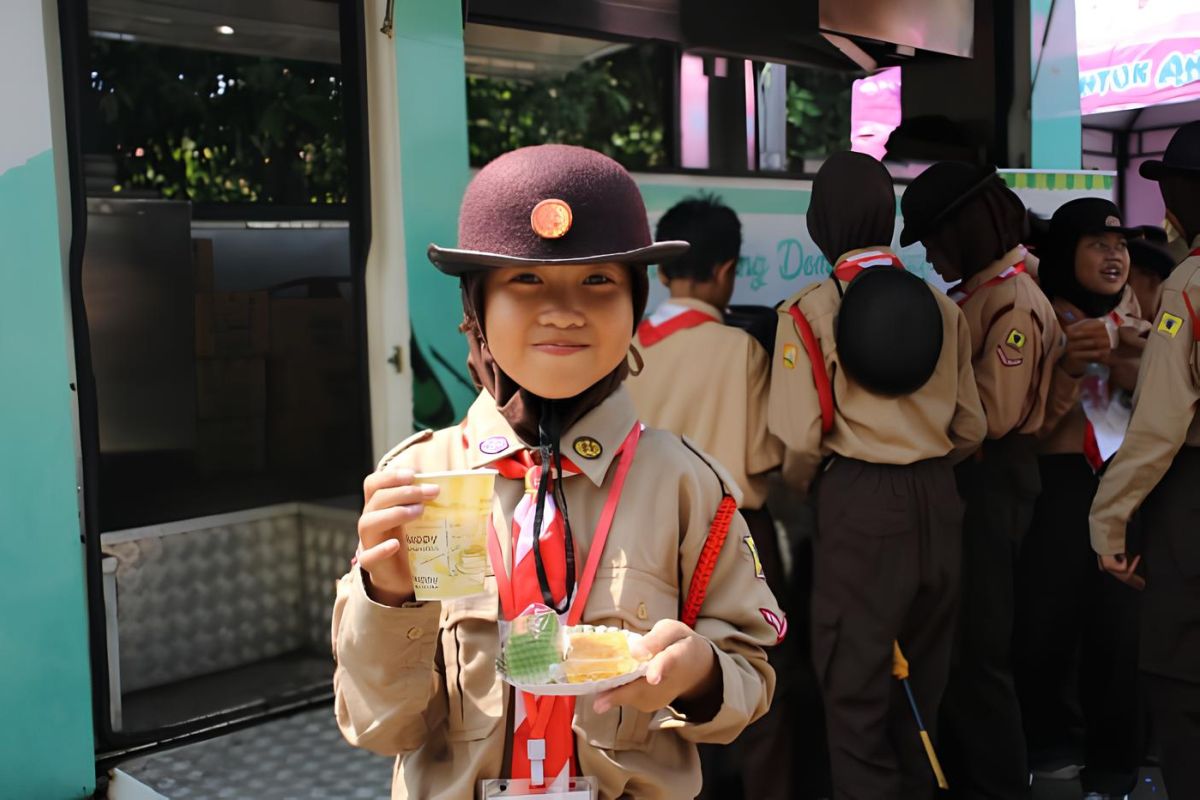Dompet Dhuafa hadirkan dapur keliling pada Lomba Cerdas Tangkas Pramuka di Bogor