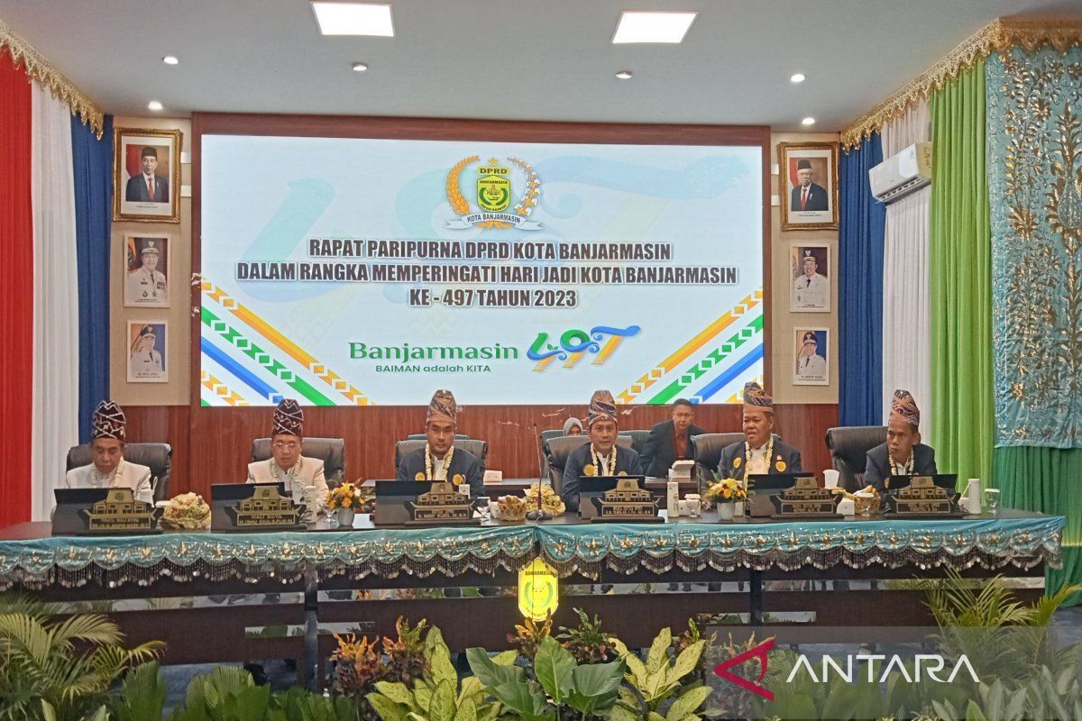 Lapsus- DPRD Banjarmasin rapat paripurna peringatan Harjad ke-497 tahun 2023