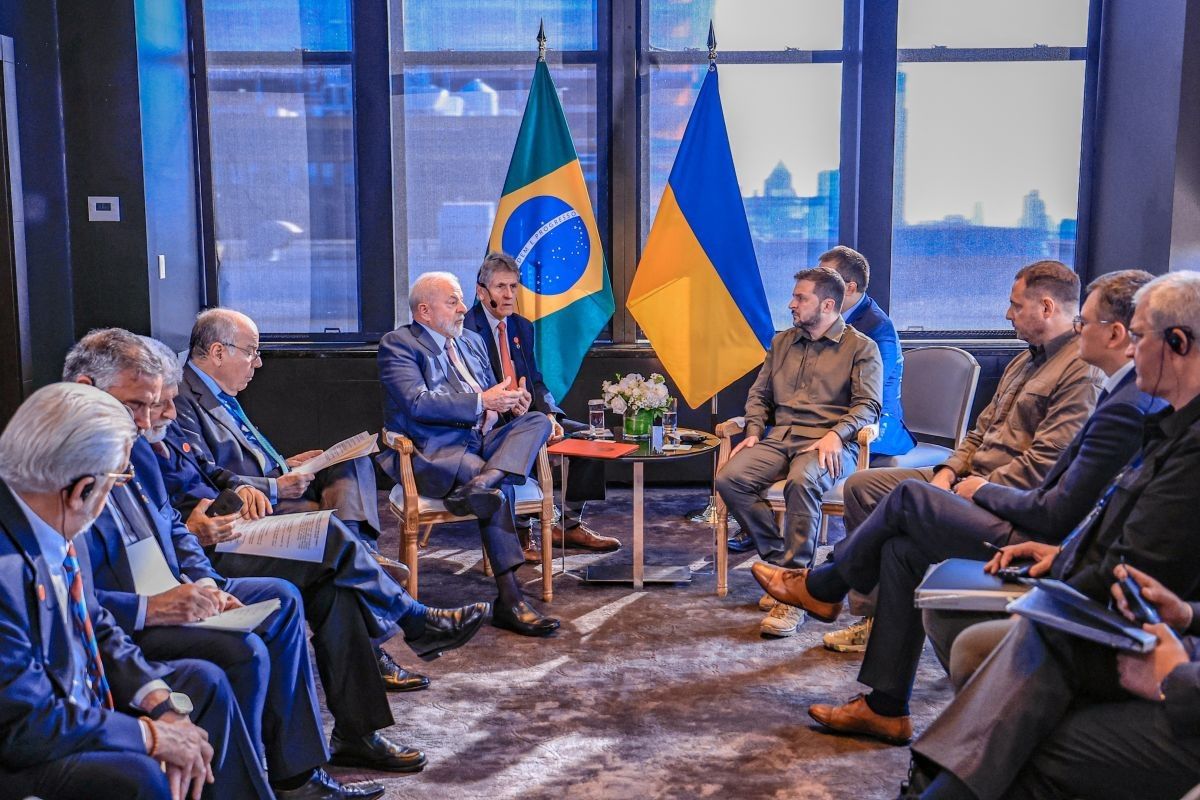 Di PBB, Presiden Ukraina Zelenskyy bertemu Lula untuk bahas perdamaian