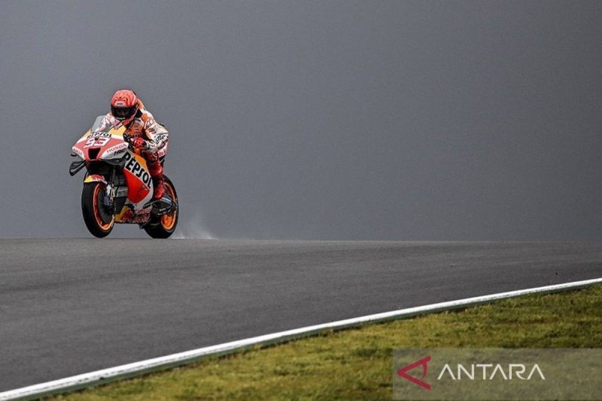 Marc Marquez catatkan tren positif di sesi latihan MotoGP India