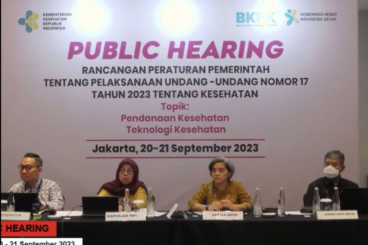 Kemenkes uji publik aturan pendanaan kesehatan berbasis kinerja