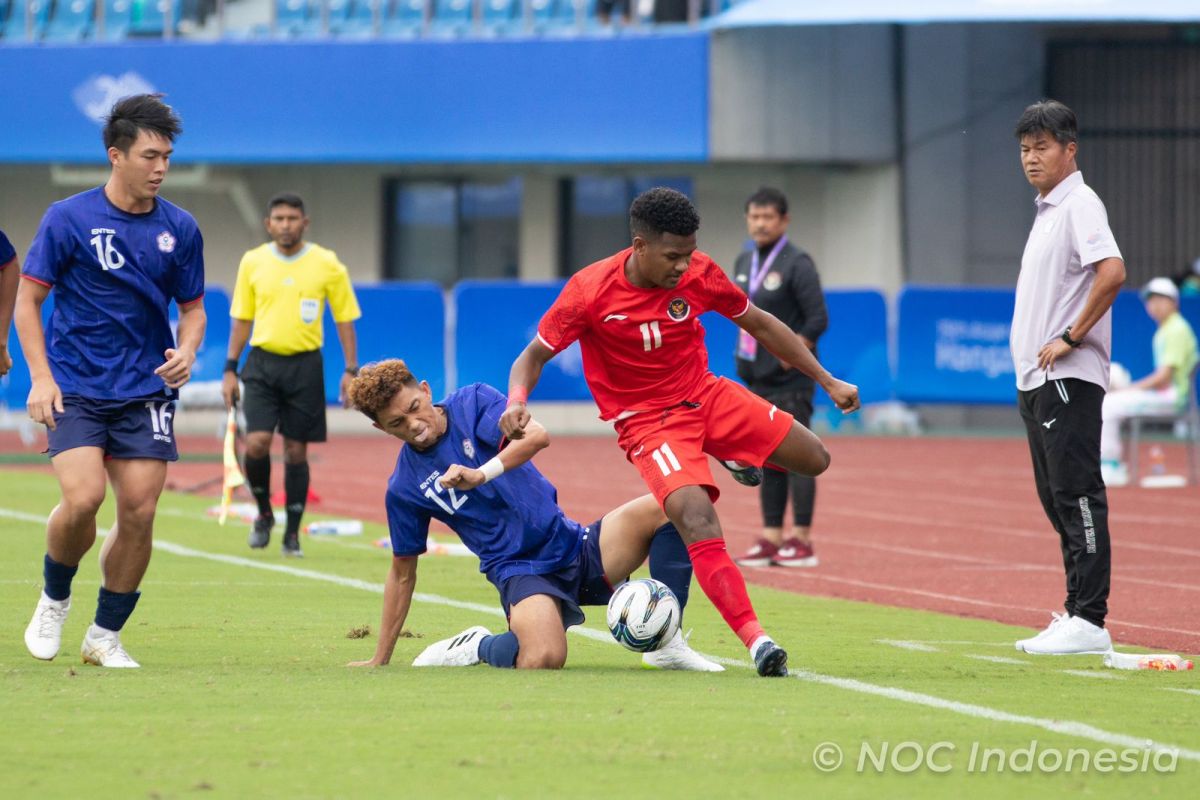 Penyisihan grup Asian Games China, Indonesia kalah dari Taiwan 1-0