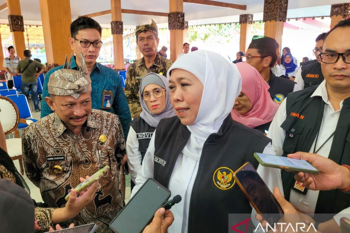 Khofifah: Jatim surplus beras 9,23 persen