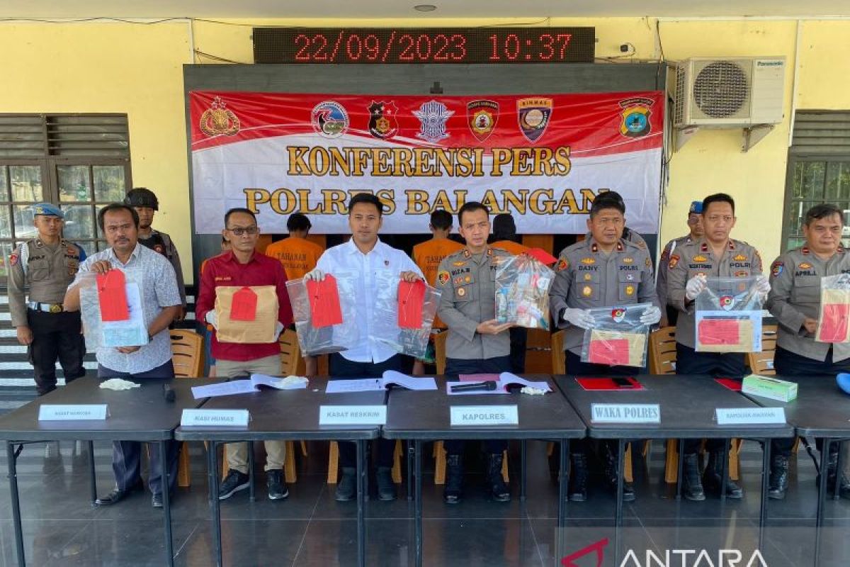 Polres Balangan ungkap sejumlah kasus dalam dua minggu terakhir