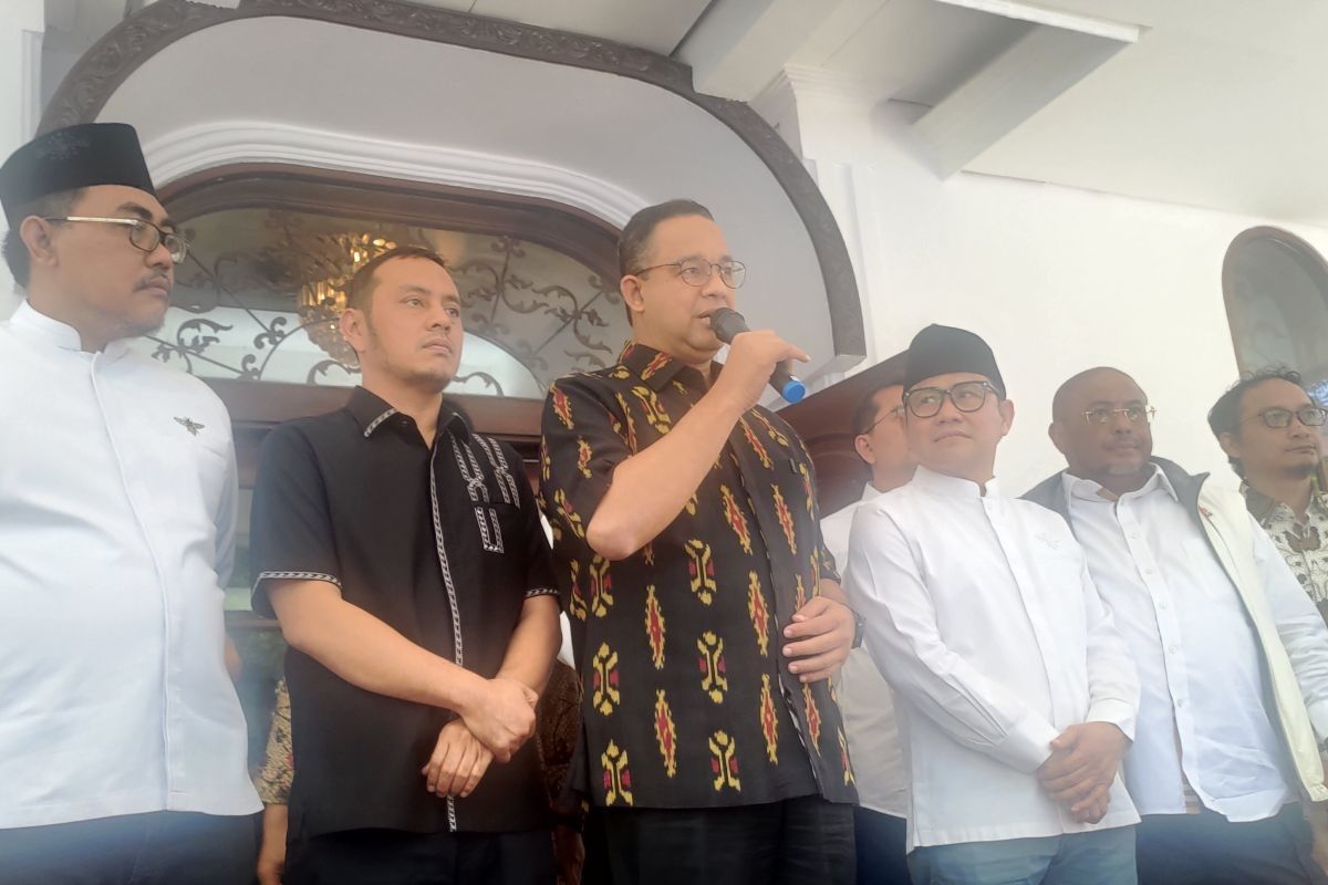 Anies Baswedan-Cak Imin umumkan nama tim pemenangan AMIN