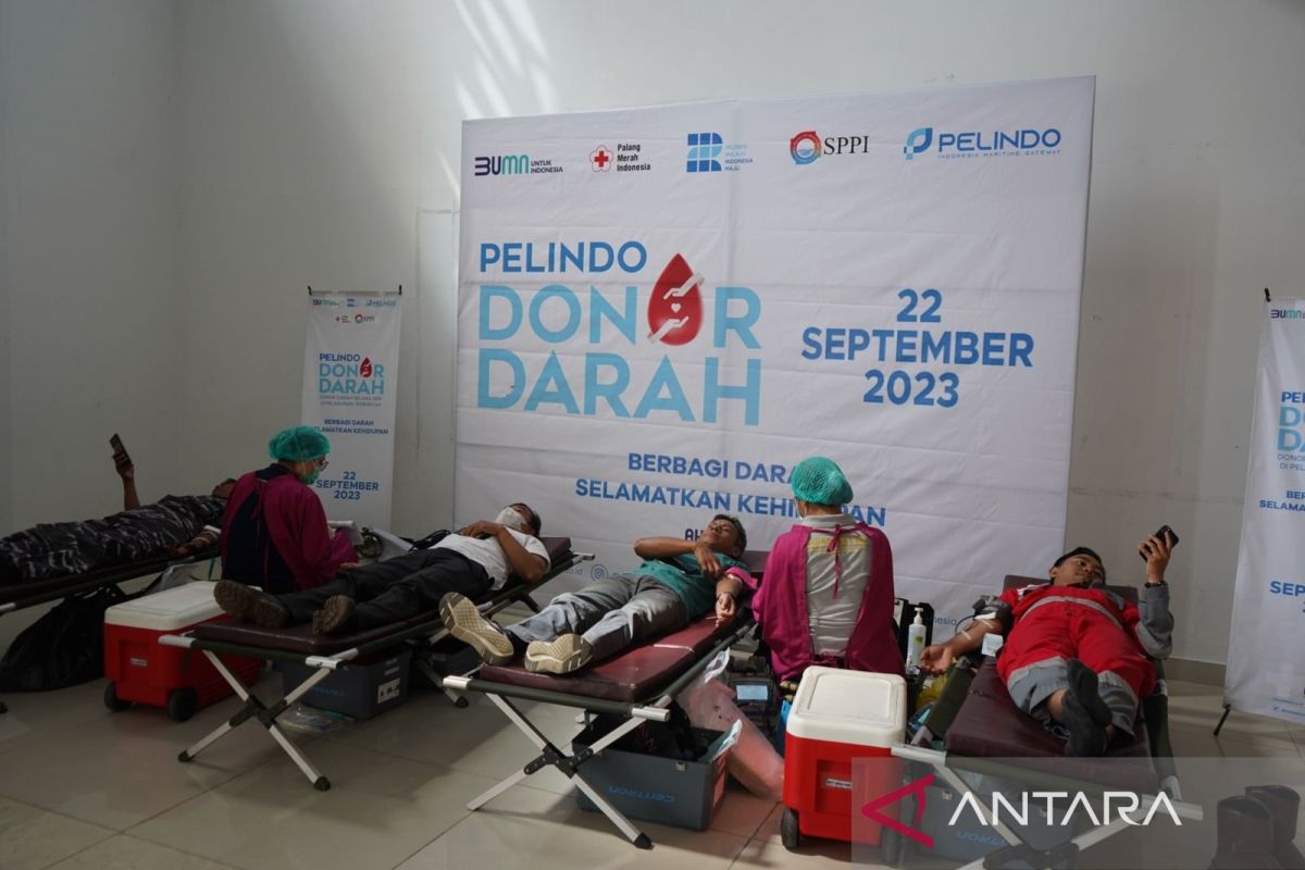 Pelindo di Bali donor 50 kantong darah