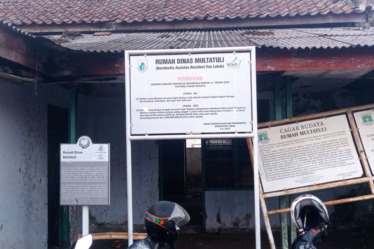 Pemkab Lebak ajukan kembali anggaran rehab rumah eks Multatuli