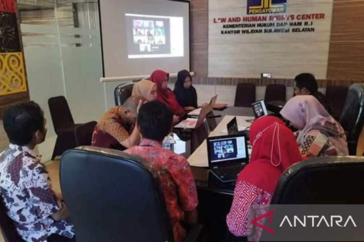 Kemenkumham Sulsel berkoordinasi dengan DPM-PTSP Soppeng tingkatkan pemohon KI