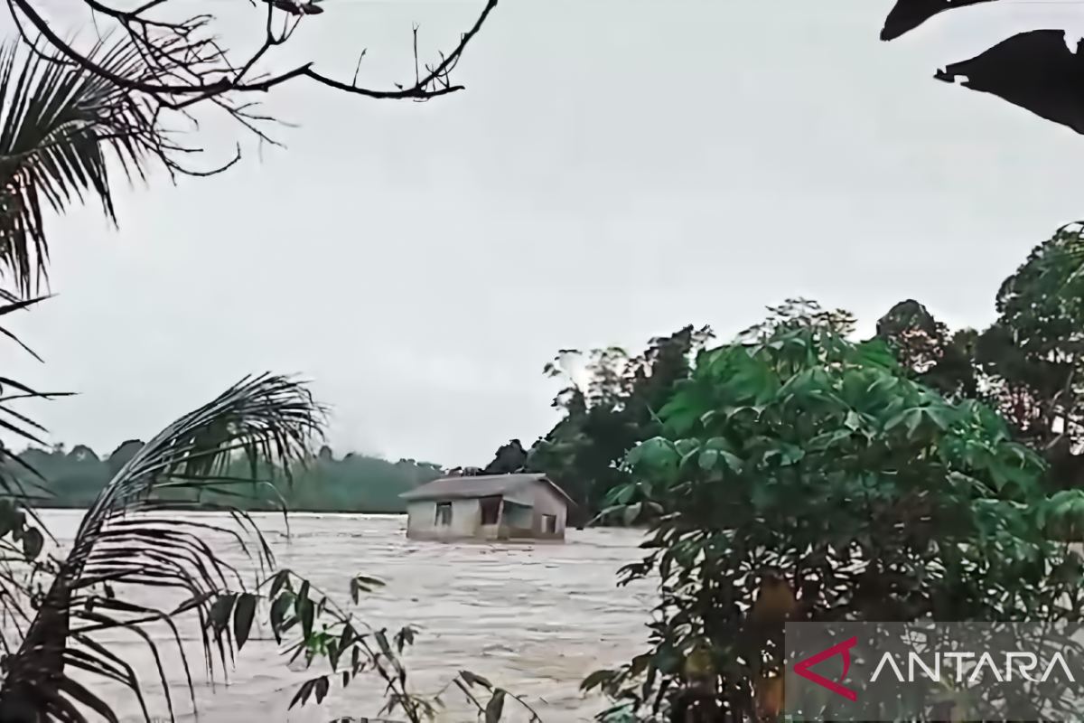 Banjir landa dua kabupaten di Kalimantan Utara