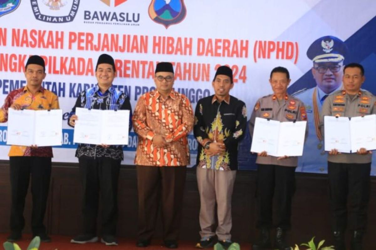 Kabupaten Probolinggo tercepat tandatangani NPHD Pilkada 2024