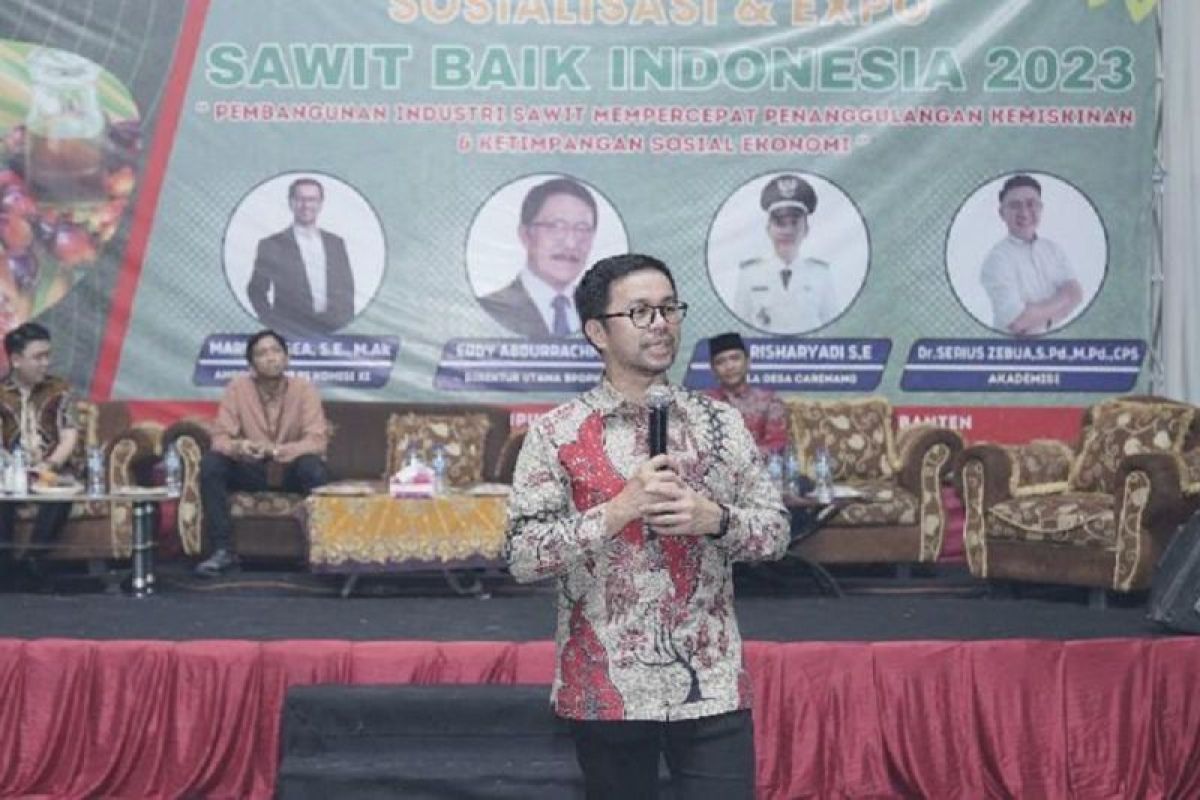 Anggota DPR-RI dukung masyarakat Banten buka lahan kelapa sawit