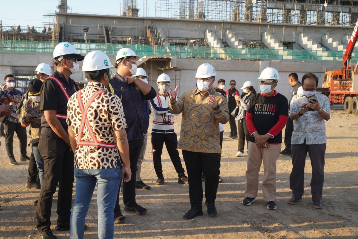 Menteri Dito: Pembangunan Stadion GDJ Kediri dukung olahraga nasional
