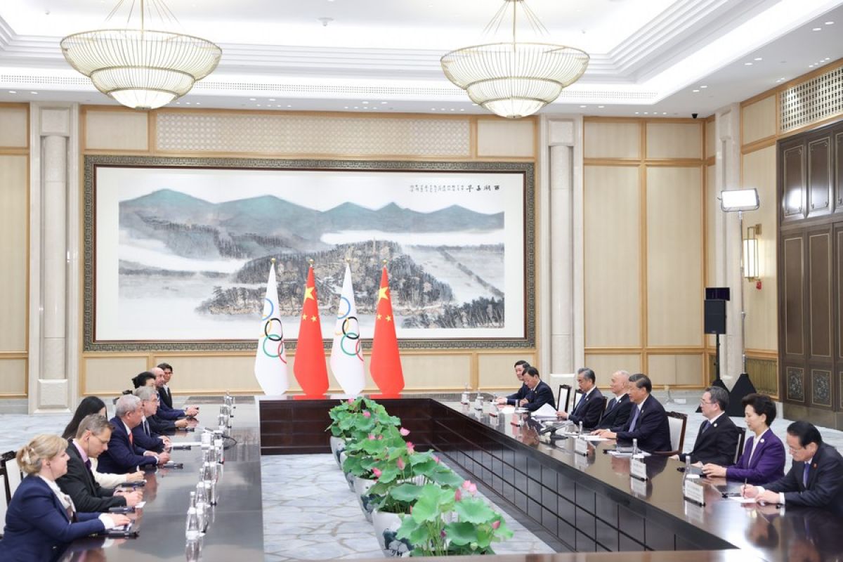 Presiden China Xi Jinping gelar pertemuan dengan IOC