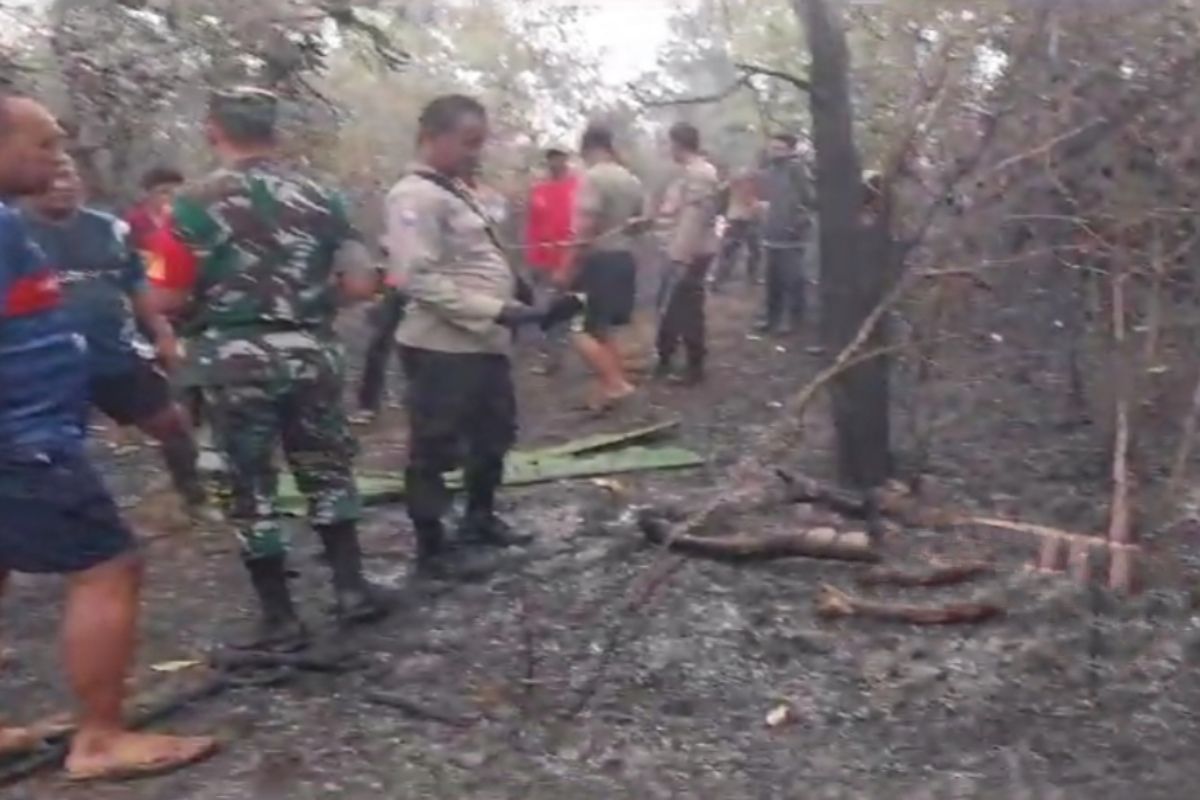 Pria diduga bunuh diri ditemukan di lokasi karhutla Gunung Kupang Banjarbaru