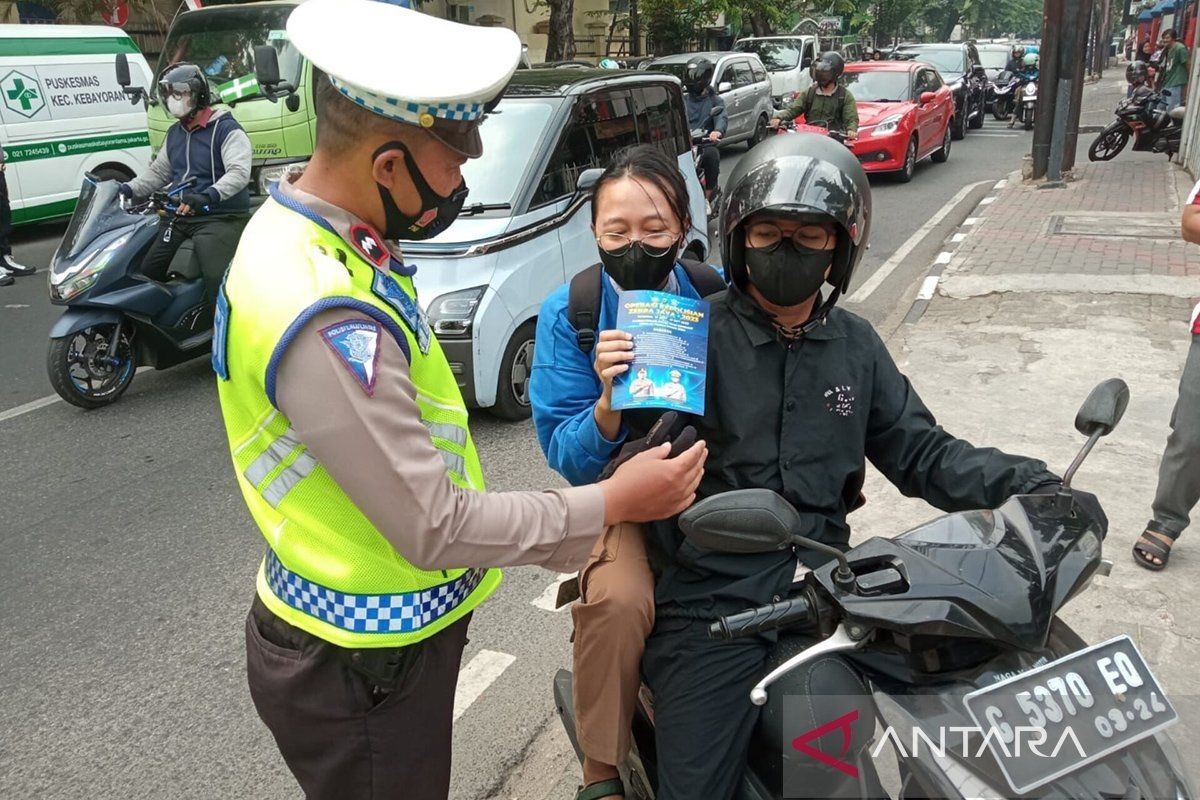 Polisi jaring 941 pelanggar lalu lintas selama sepekan Operasi Zebra Jaya 2023