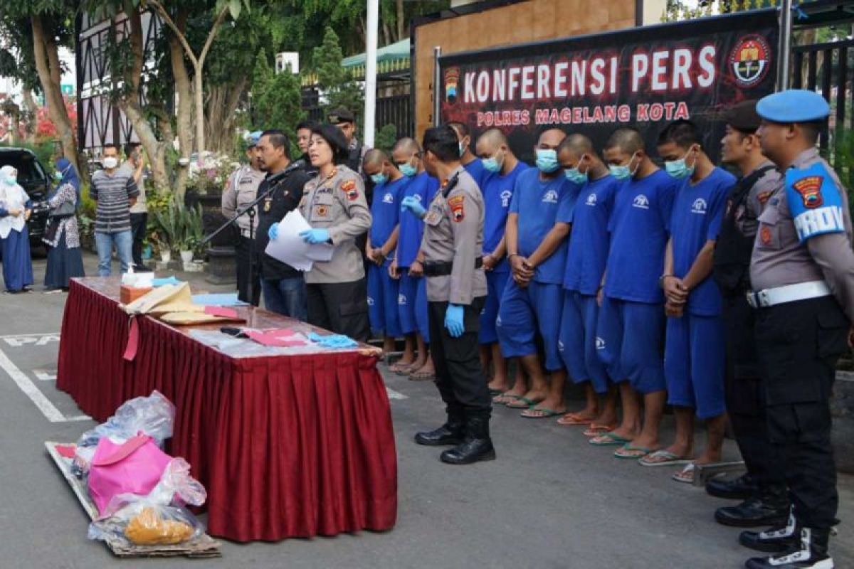 Pencuri ditangkap polisi setelah tujuh kali mencuri di TK Magelang