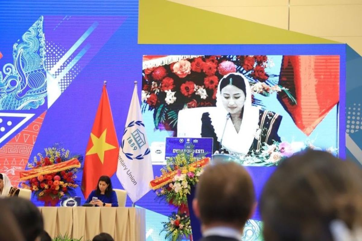 Roro Esti jelaskan sejumlah langkah capai SDGs pada sidang IPU di Vietnam