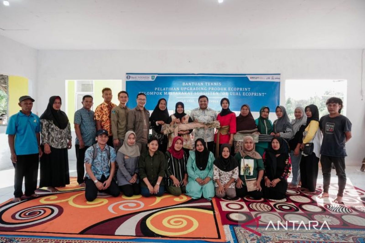 BI Babel gelar pelatihan ecoprint di Pulau Mendanau Belitung