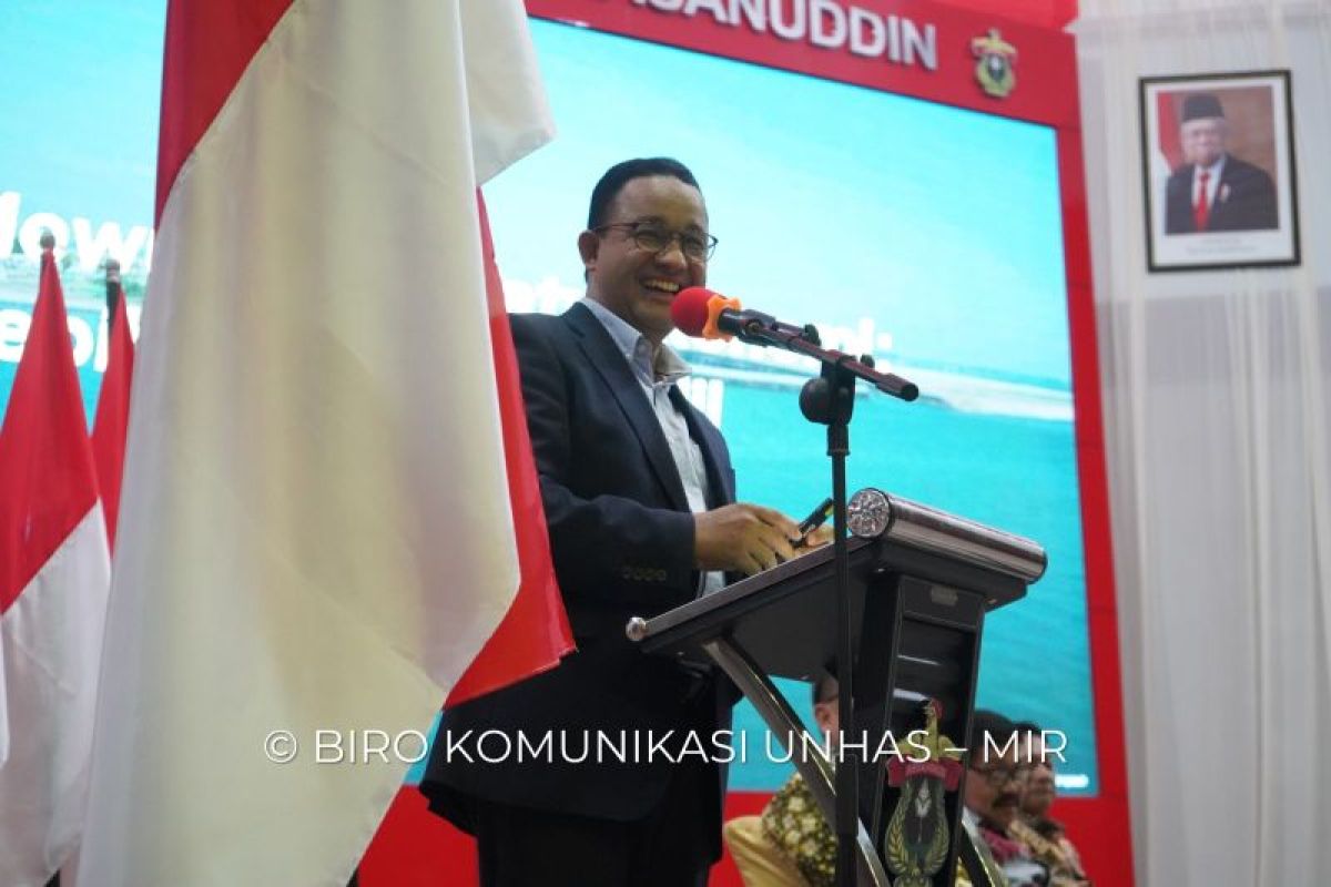 Anies harapkan Unhas pertajam konsep kemaritiman di Indonesia