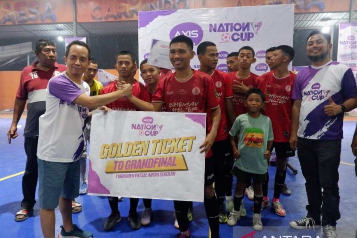 SMAN 8 Makassar melaju ke grand final Turnamen Futsal AXIS Nation Cup