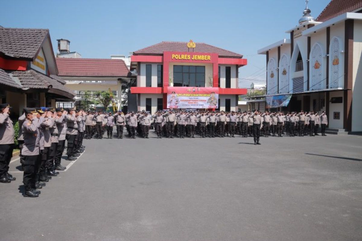 Polres Jember siagakan 600 personel pengamanan pilkades serentak