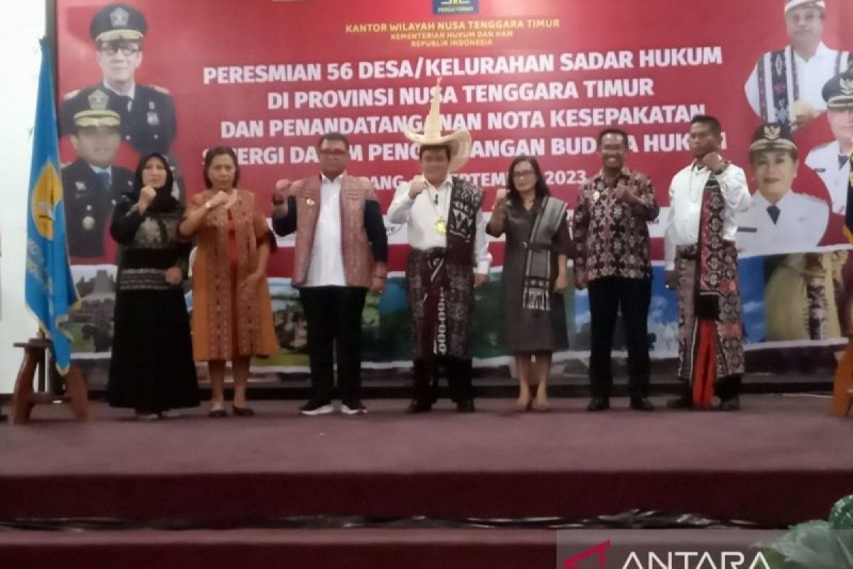 NTT telah miliki 174 desa sadar hukum