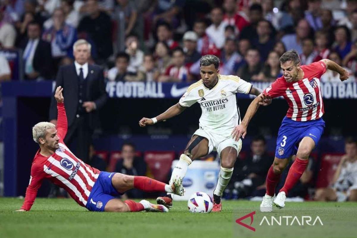 Rentetan kemenangan Real Madrid dihentikan Atletico