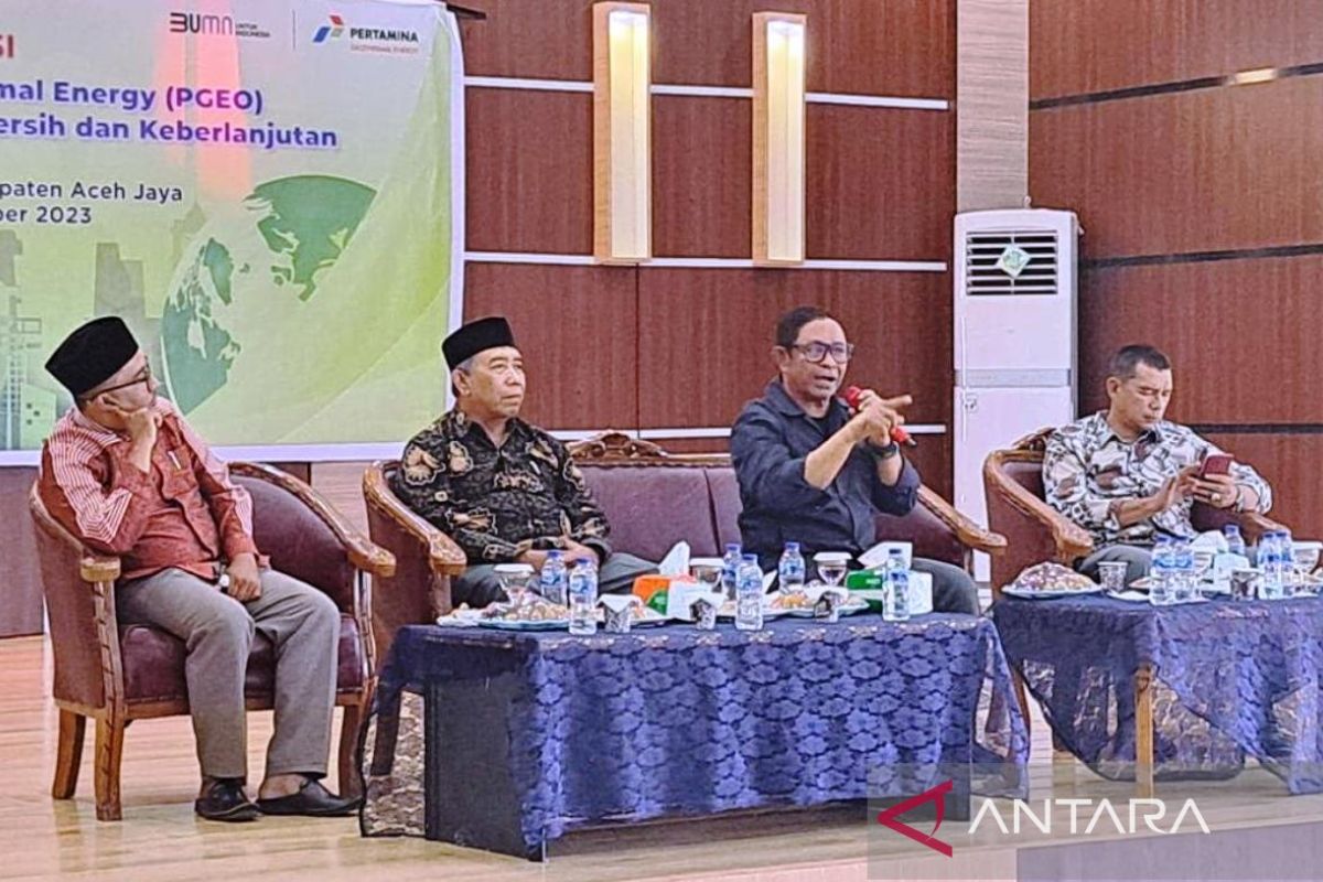 Pertamina Geothermal Energy sosialisasi transisi energi bersih dan terbarukan di Aceh Jaya