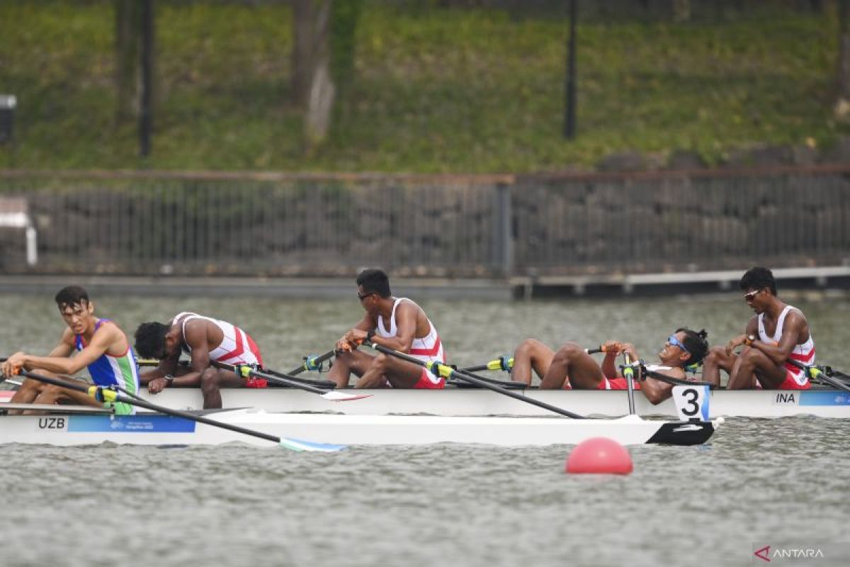 Tim dayung gagal raih medali quadruple sculls