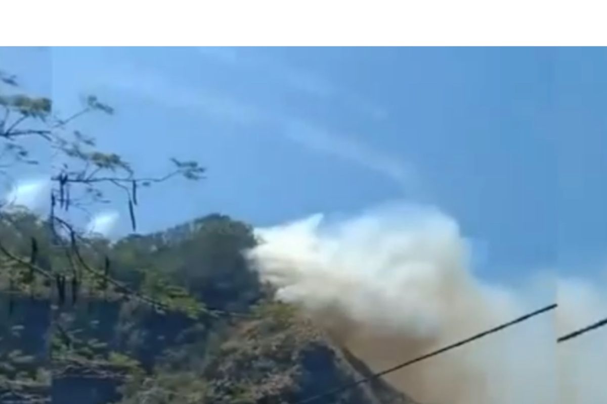BPBD Bali: Gesekan pohon sebabkan kebakaran di bukit Karangasem