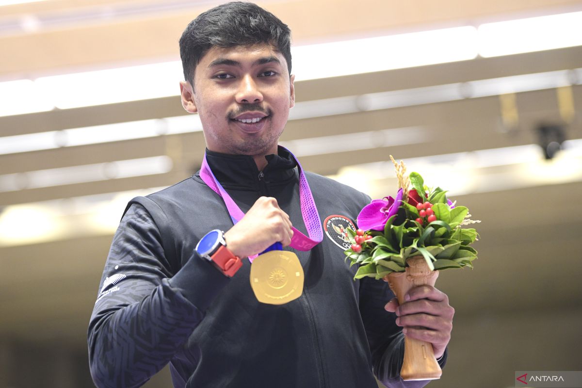 Atlet menembak sumbang emas kedua untuk Indonesia di Asian Games Hangzhou
