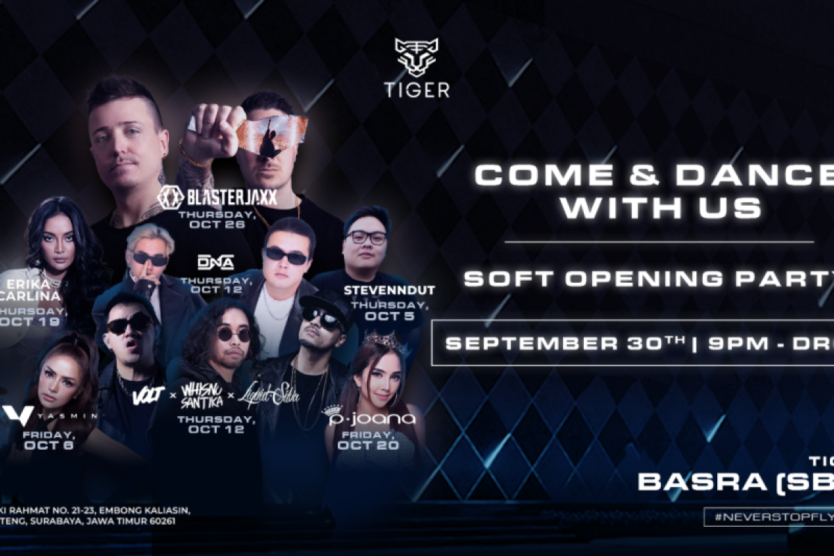 Artis dan DJ asal Belanda siap ramaikan pembukaan HW Tiger Basra Surabaya