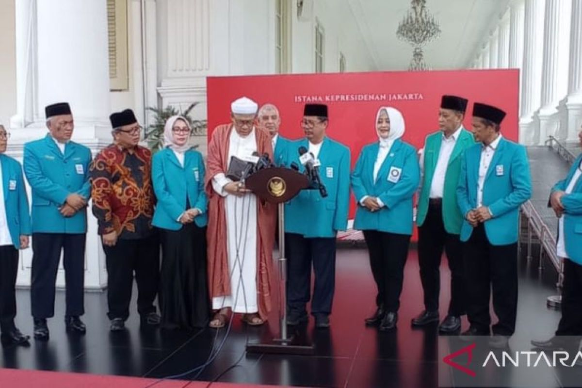 Presiden Jokowi menerima jajaran pengurus Parmusi