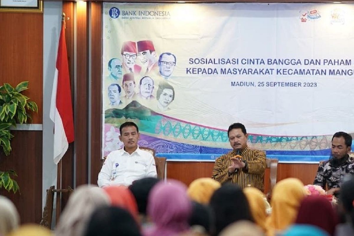 BI Kediri dan Pemkot Madiun sosialisasikan sistem pembayaran nontunai