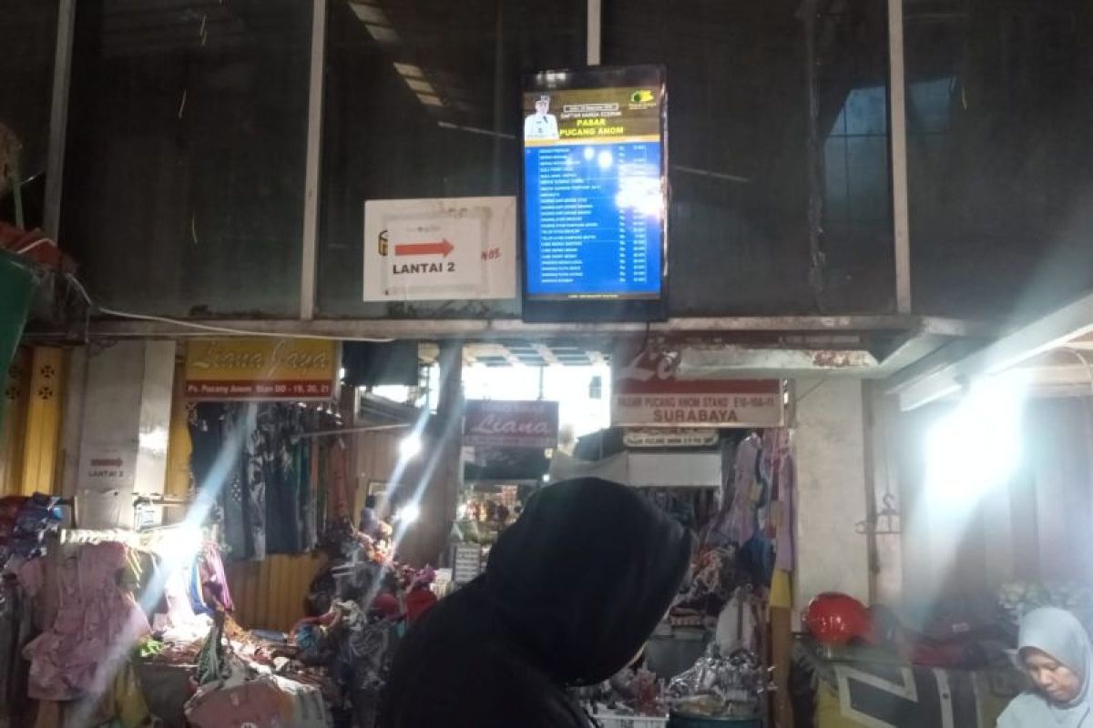 Pemkot Surabaya pasang layar monitor harga bahan pokok di lima pasar