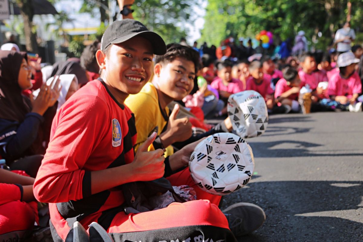 Euforia menyambut Piala Dunia U-17  di Surabaya