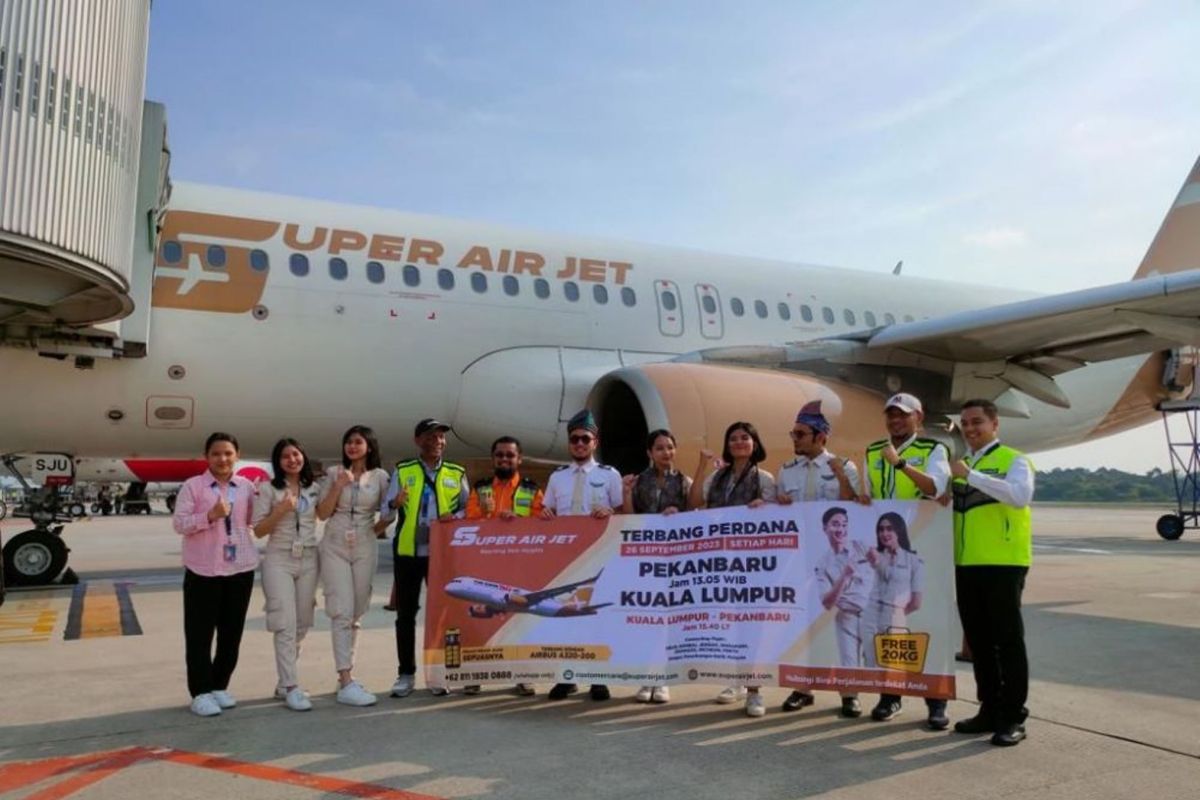 Bandara SSK II Pekanbaru menambah penerbangan ke Kuala Lumpur