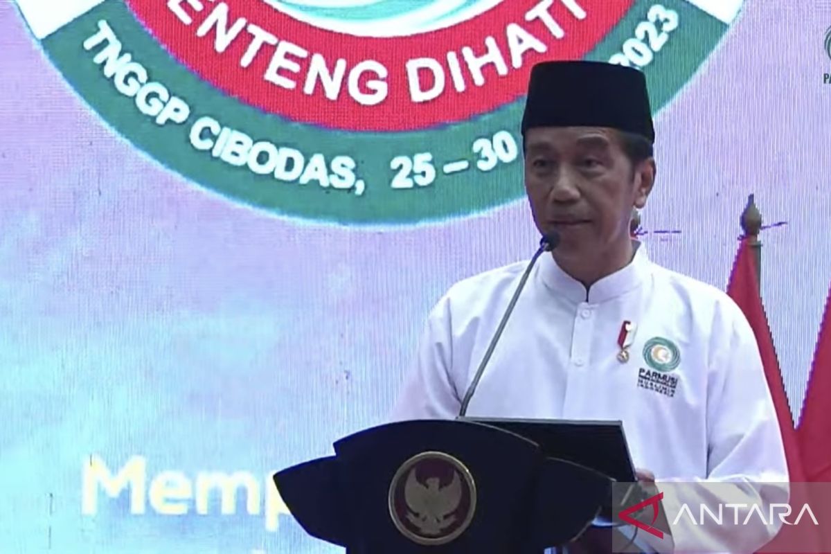 Jokowi sebut kehidupan Nabi Muhammad SAW suri teladan bagi umat