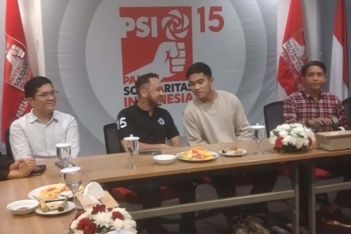 Kaesang Pangarep pimpin rapat perdana bersama PSI