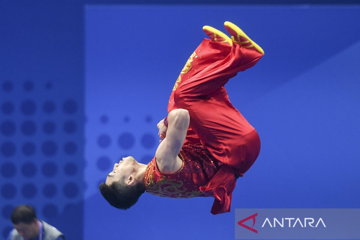 Atlet wushu Harris Horatius gondol emas ketiga untuk Indonesia di Asian Games